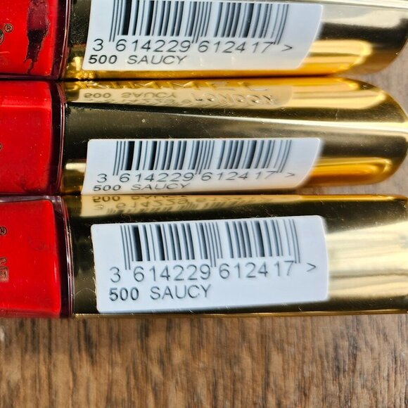 RIMMEL LONDON Oh My Gloss Plump Lot of 4 SAUCY BNIP - Picture 3 of 3